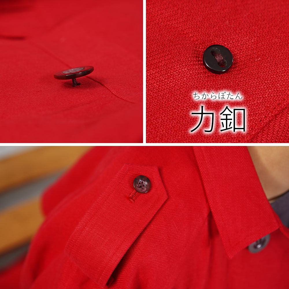 【wafu premium linen】リネン トレンチコートワンピース 2way 羽織にもワンピースにも wafu史上最高の上質リネン wafuプレミアムリネン 高密度リネン /クリストローゼ【free】h016a-ctr2