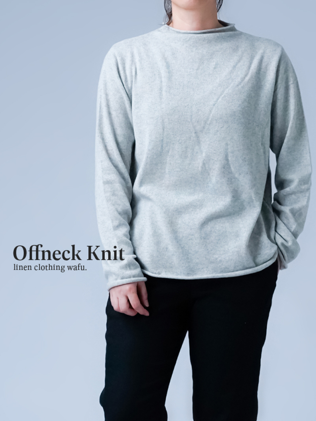 【美品】　リネン　wafu スエット　トップス　Mサイズ 受注製作】【プレミアム】レア度満点 一歩差をつけるリネンスウェット