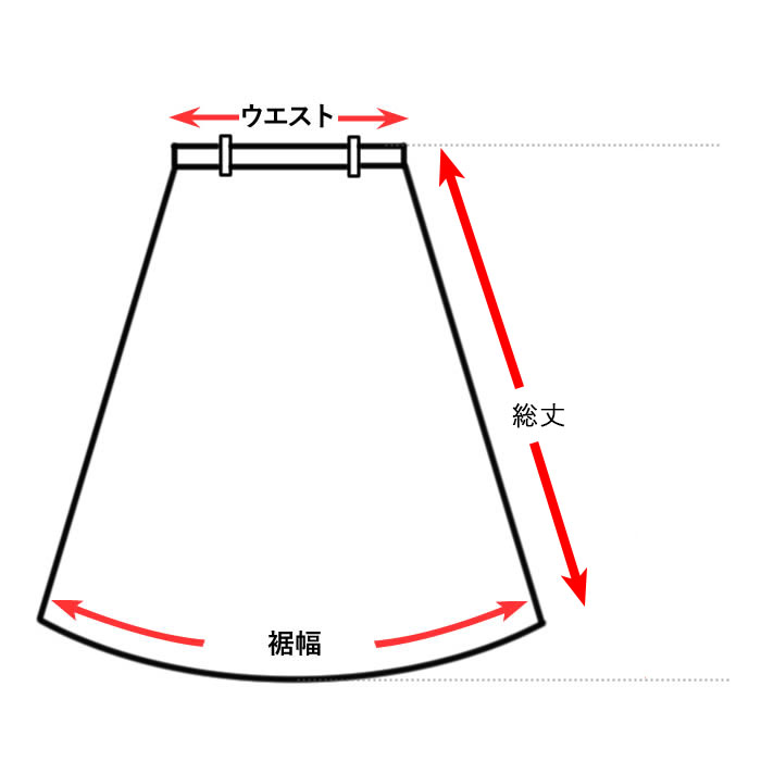 サイズの測り方 【 wafu 】 linen clothing リネン服・リネン寝具